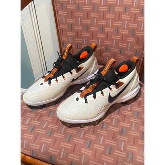 NEW Sz 11.5 Nike Force Trout 9 Elite MCS Baseball Cleat Summit White FZ8643-100 - Picture 2 of 8